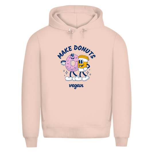 Make Donuts Vegan - Premium Bio Hoodie